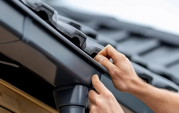 contractor-hands-repair-install-rain-gutter-downspout-pipe-rain-chain-drainage-guttering-down-pipe-fittings