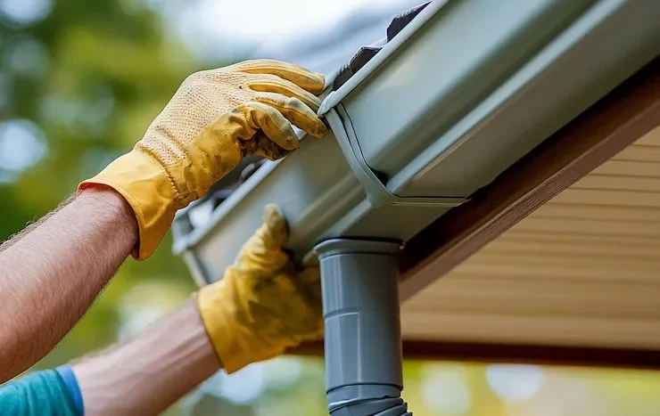 contractor-hands-repair-install-rain-gutter-downspout-pipe-rain-chain-drainage-guttering-down-pipe-fittings